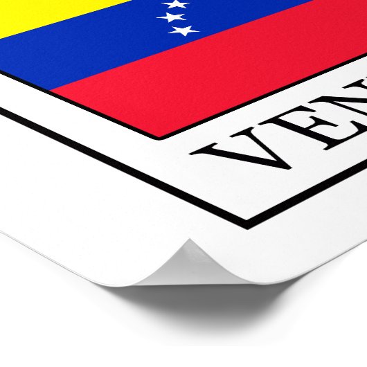 Venezuela Poster (Hoek)
