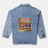 Venezuela Postzegel Maracaibo Estado Zulia Tropisc Denim Jacket (Achterkant)