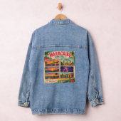 Venezuela Postzegel Maracaibo Estado Zulia Tropisc Denim Jacket (Hangar)