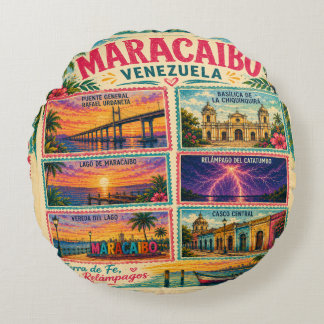 Venezuela Postzegel Maracaibo Estado Zulia Tropisc Rond Kussen