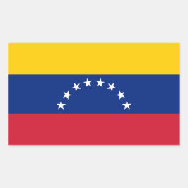 Venezuela Rechthoekige Sticker