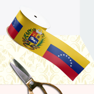 Venezuela Ribbon, Embleem, Patriot, Venezolaanse v Satijnen Lint