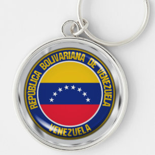 Venezuela Rond Embleem Sleutelhanger