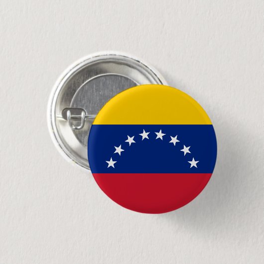Venezuela Ronde Button 3,2 Cm (Voorkant /achterkant)