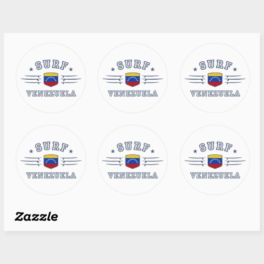 Venezuela Ronde Sticker (Vel)