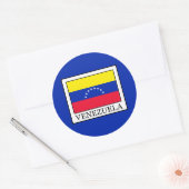 Venezuela Ronde Sticker (Envelop)
