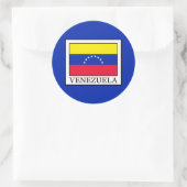 Venezuela Ronde Sticker (Tas)