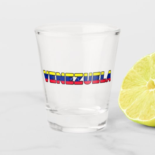 Venezuela Shot Glas (Voorkant)