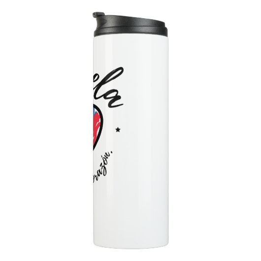 Venezuela Siempre En Mi Corazon Reismok Thermosbeker (Geroteerd rechts)