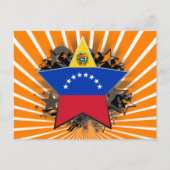 Venezuela Star Briefkaart (Voorkant)