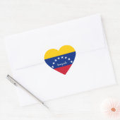 Venezuela Sticker, Hart, Liefde, Venezolaanse Vlag Hart Sticker (Envelop)
