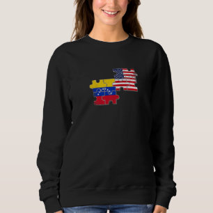 Venezuela USA Venezolaanse Amerikaanse Vlag Premiu Trui