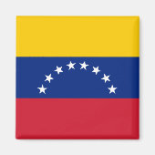Venezuela (Venezolaans) Vlag Magneet (Voorkant)