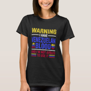 Venezuela Venezolaanse Roots Heritage Trots Venezu T-shirt