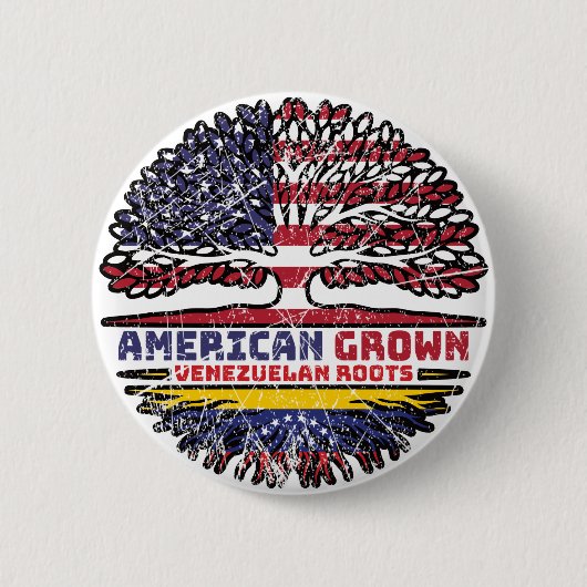 Venezuela Venezolaanse Verenigde Staten Verenigde  Ronde Button 5,7 Cm (Voorkant)