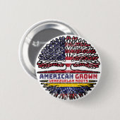 Venezuela Venezolaanse Verenigde Staten Verenigde  Ronde Button 5,7 Cm (Voorkant /achterkant)