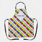 Venezuela Venezolaanse vlag betegeld gepersonalise Schort (Voorkant)