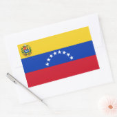 Venezuela/Venezolaanse vlag Rechthoekige Sticker (Envelop)