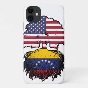 Venezuela Venezuela American USA Tree Roots Flag Case-Mate iPhone Case