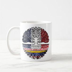 Venezuela Venezuela French France Tree Roots Flag Koffiemok