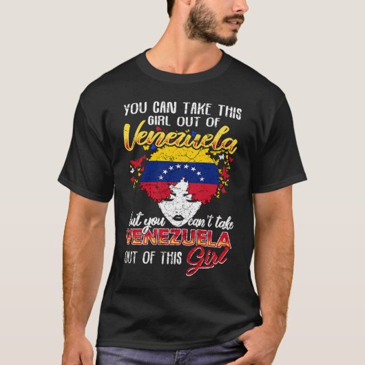 Venezuela Venezuelan Girl T-shirt (Voorkant)