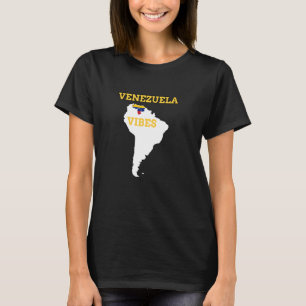 Venezuela vibes trotse Venezolaanse vlag Hispanic T-shirt