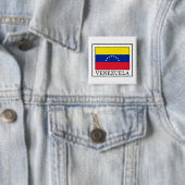 Venezuela Vierkante Button 5,1 Cm (In situ)
