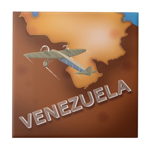 venezuela vintage - poster tegeltje (Voorkant)