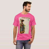 Venezuela Vintage Travel Poster T-shirt (Voorkant volledig)