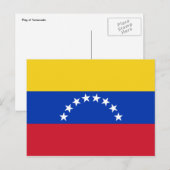 venezuela vlag briefkaart (Voorkant / Achterkant)
