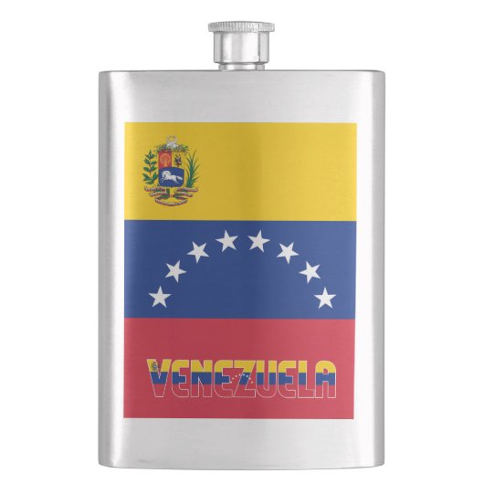 Venezuela vlag Elegant Patriotic Flacon (Voorkant)