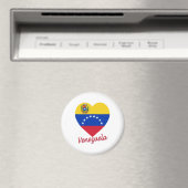 Venezuela Vlag hart Magneet (Insitu (Vaatwasser))