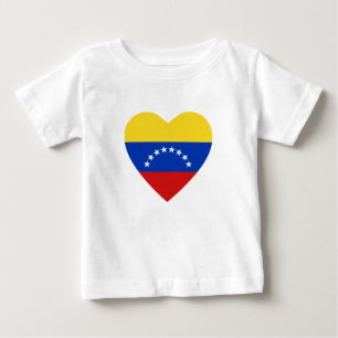 Venezuela Vlag Hart T-shirt