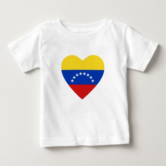 Venezuela Vlag Hart T-shirt (Voorkant)