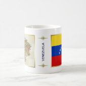 Venezuela Vlag + Landkaart Mok (Center)