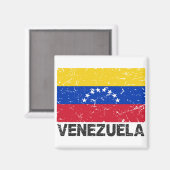 Venezuela  vlag magneet (Voorkant / Achterkant)