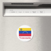 Venezuela Vlag met naam Magneet (Insitu (Vaatwasser))