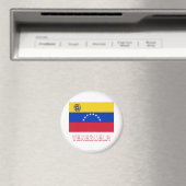 Venezuela Vlag met naam Magneet (Insitu (Vaatwasser))