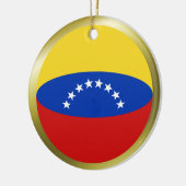 Venezuela Vlag Ornament (Links)