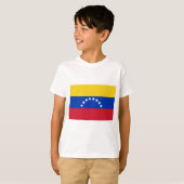 venezuela vlag t-shirt (Voorkant volledig)