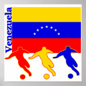 Venezuela - Voetbalspelers Poster (Voorkant)