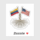 Venezuelan-American Sticker (Vel)