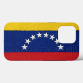 Venezuelan flag embroidery style design Case-Mate iPhone case (Achterkant (horizontaal))