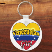 Venezuelan Girl Sleutelhanger (Voorkant)