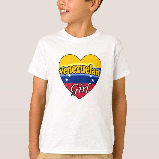 Venezuelan Girl T-shirt (Voorkant)