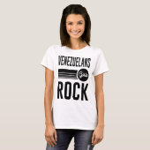 venezuelans meisjes rots t-shirt (Voorkant volledig)