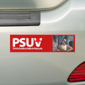venezuelische socialistische partij hugo chavez bumpersticker (Op auto)