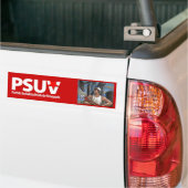 venezuelische socialistische partij hugo chavez bumpersticker (Op Truck)