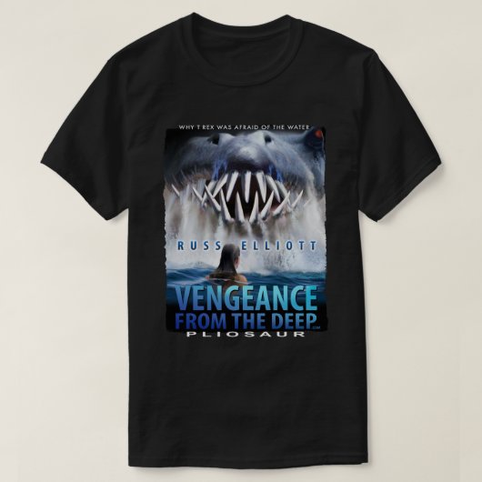 Vengeance - Pliosaur Black T-Shirt 1 (Design voorkant)