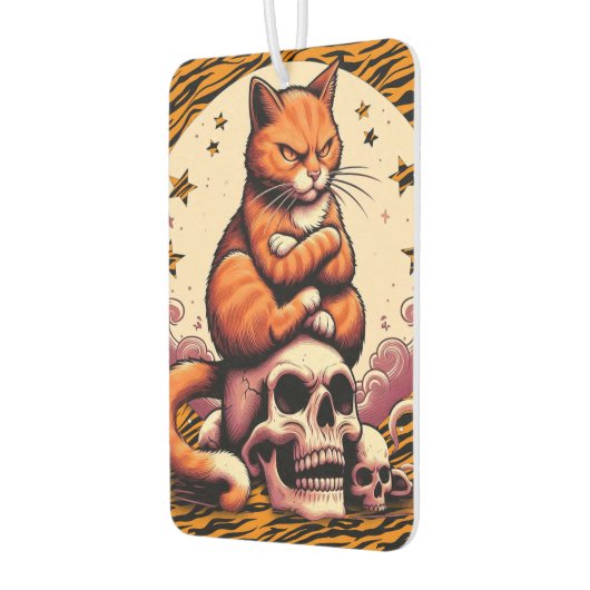Vengeful Orange Cat, Skulls and Moon Luchtverfrisser (Links)